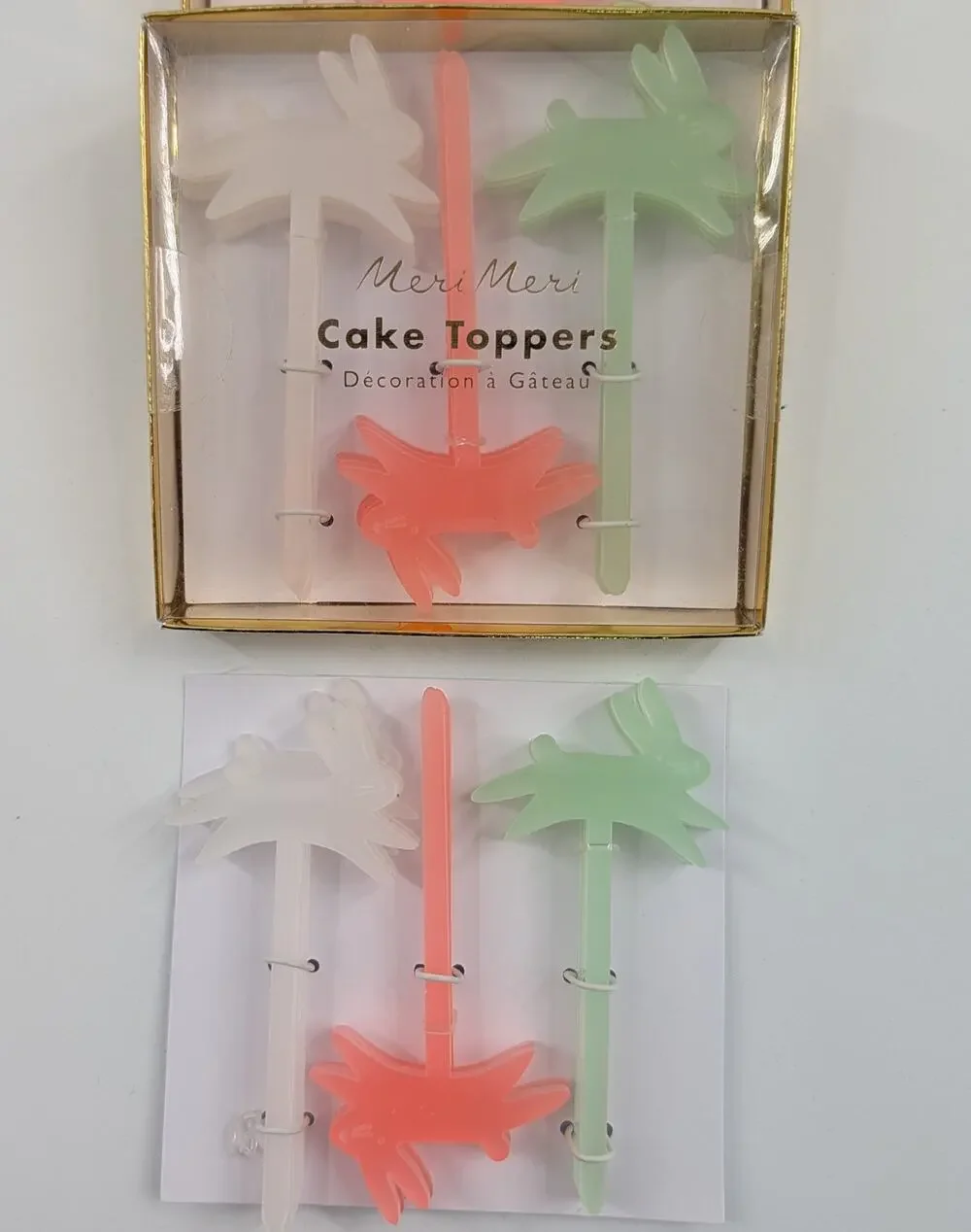 Easter Bunny Rabbit Cupcake Toppers 12 pcs by Meri Meri