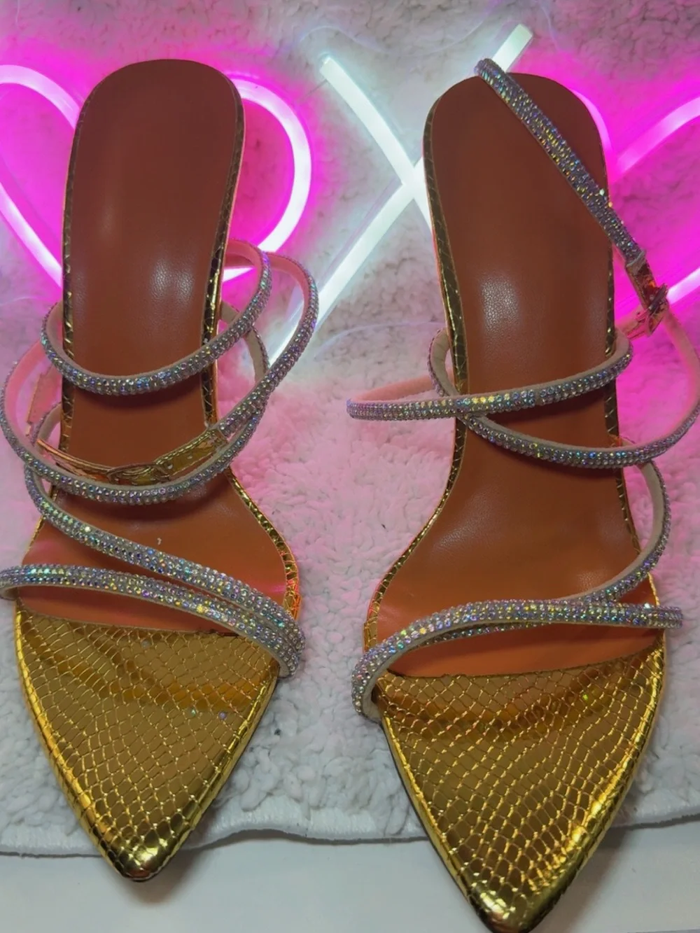 SHEIN shiny gold