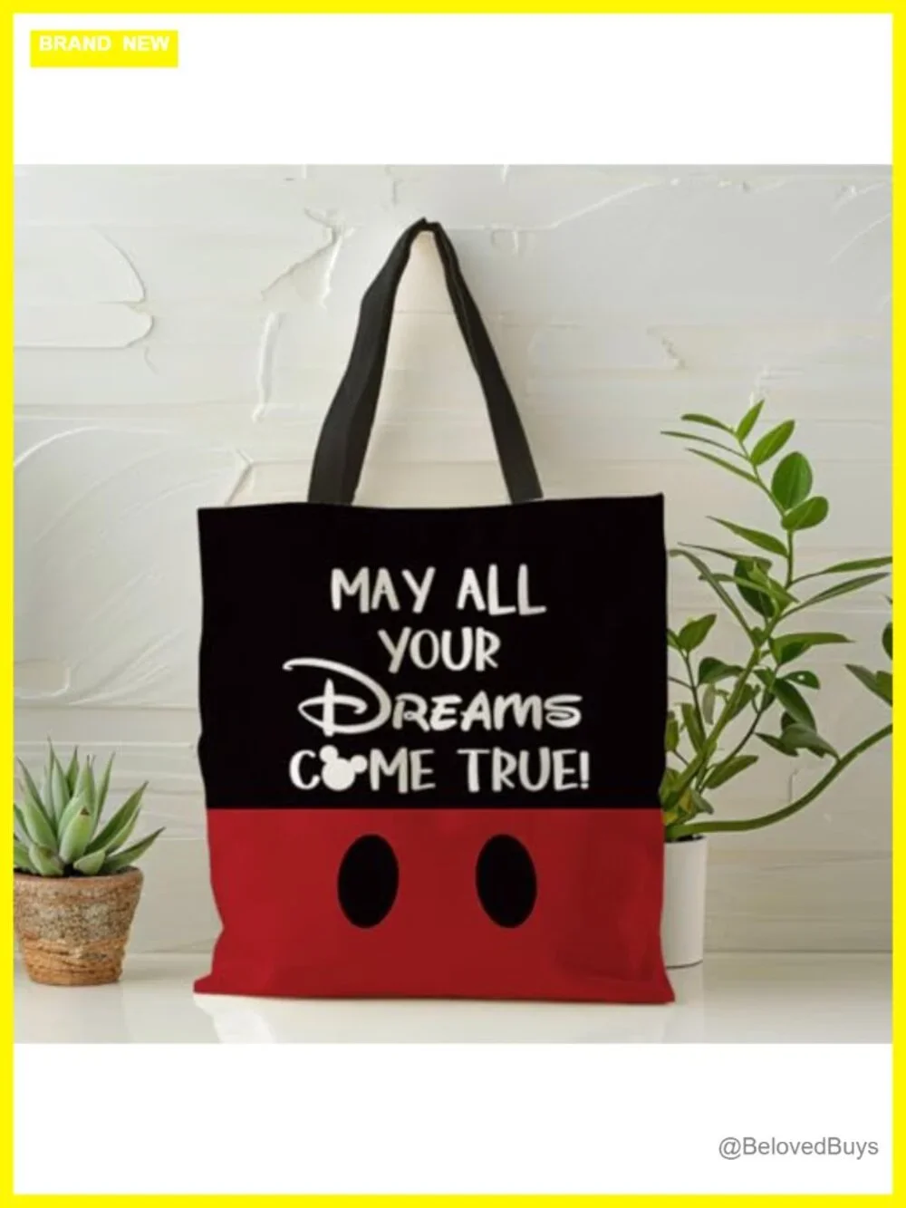 Inspiring Canvas Tote Bag, Reusable, Shopping, Work, Vacation