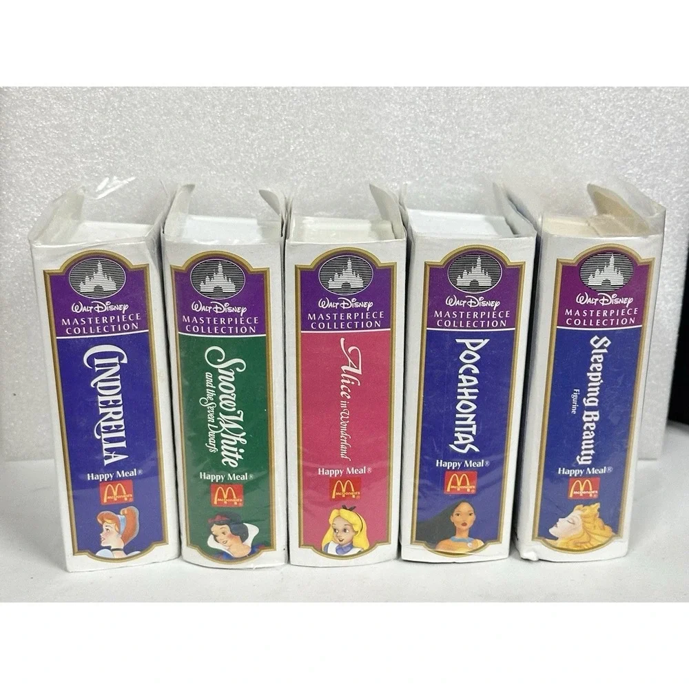 VTG Pocahontas Alice In Wonder Land‎ Disney Masterpiece Collection McDonalds