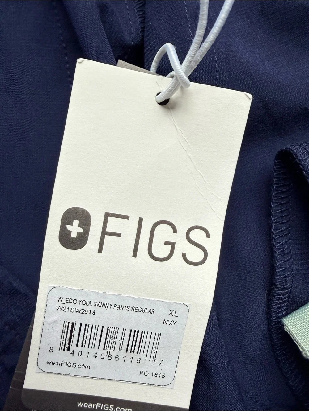NWT FIGS Yola Fionlite scrub pants Navy blue women’s sz xl