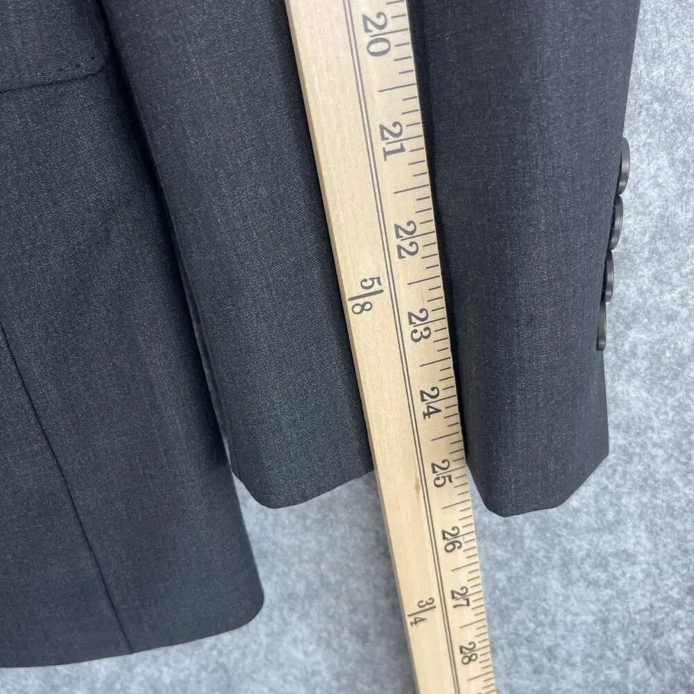 Brooks Brothers Explorer Blazer Mens 38R Regent Fit Dark Gray Jacket Sports Coat