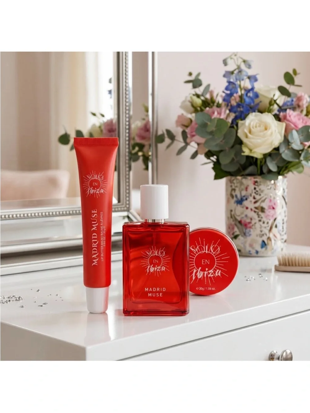 Solo En Ibiza Madrid Muse Beauty Gift Set w Tin Case