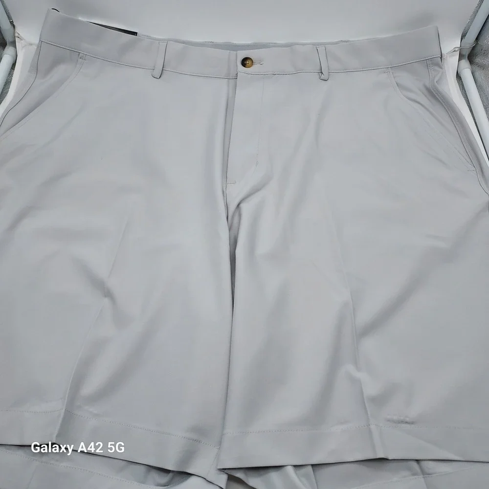 Greg Norman Mens Performance Stretch Golf Shorts‎ Grey G7XXH677 Size 40 NWT