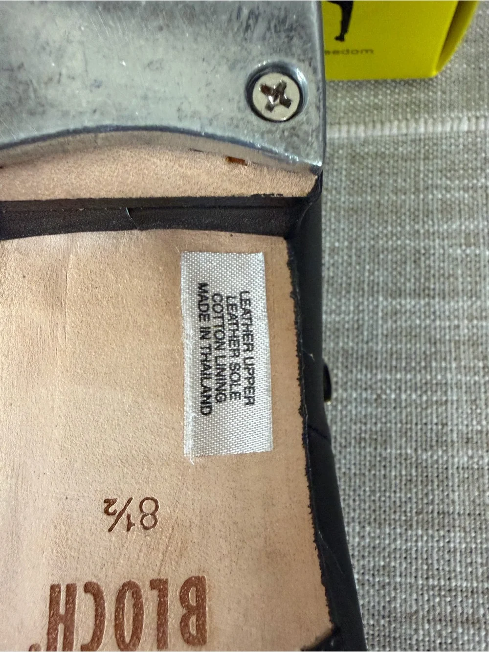 Bloch clean bottoms leather