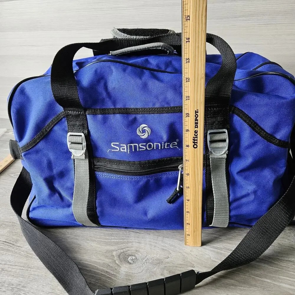 Samsonite blue carry