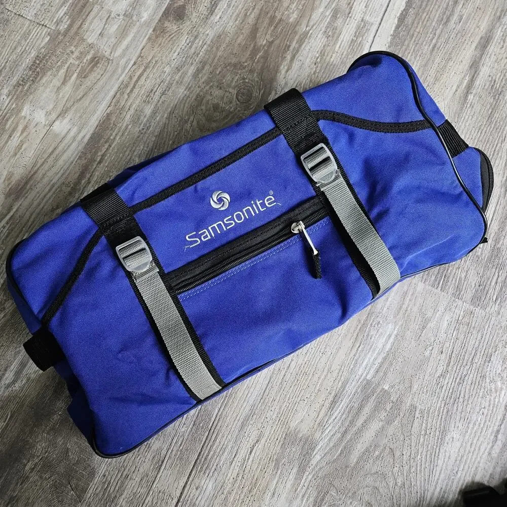 Samsonite blue carry