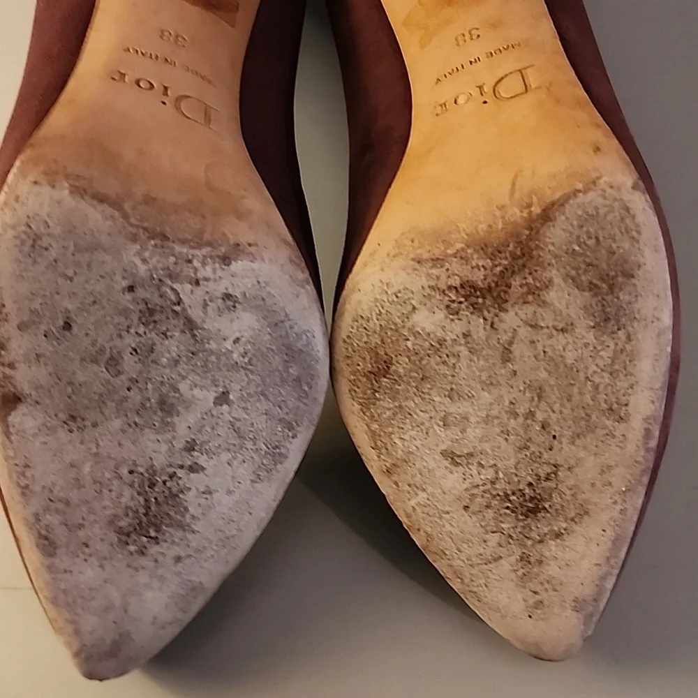 Dior Elegant Burgundy Stiletto  High Heels