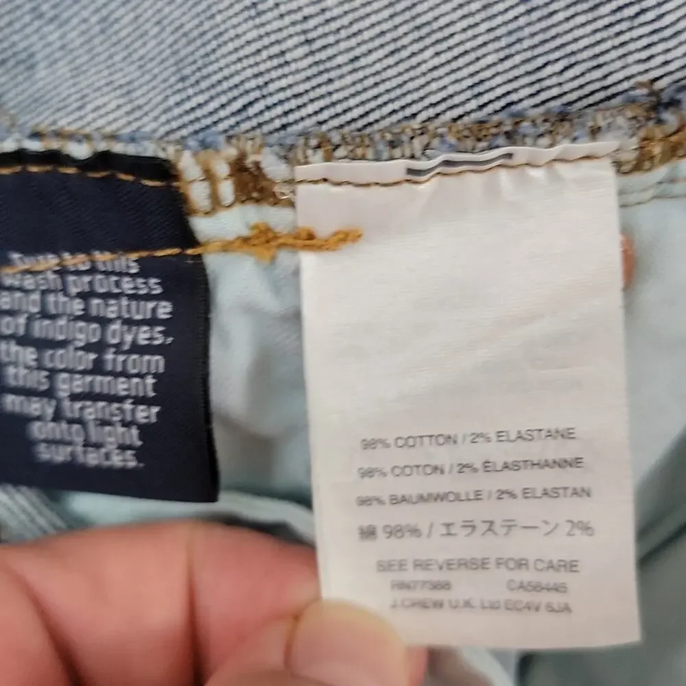J. Crew blue denim