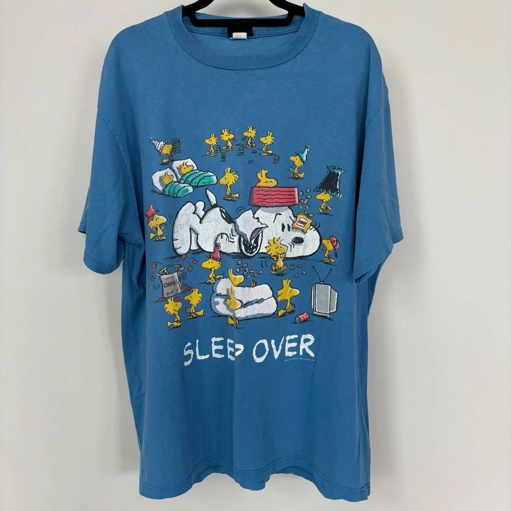 Peanuts Vintage Sleep Over T-shirt Size‎ XL
