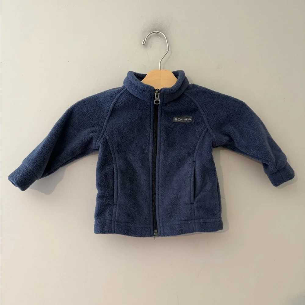 $14 ADD ON‎ Columbia Baby Boy Charcoal Gray Zip-Up 6-12M Zara