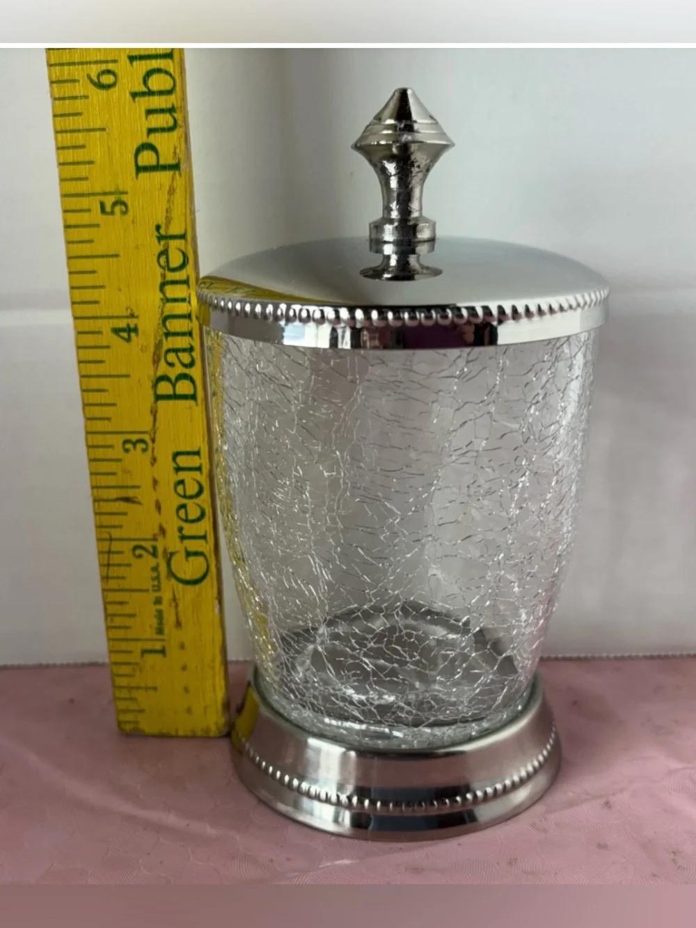 N/A crackle glass