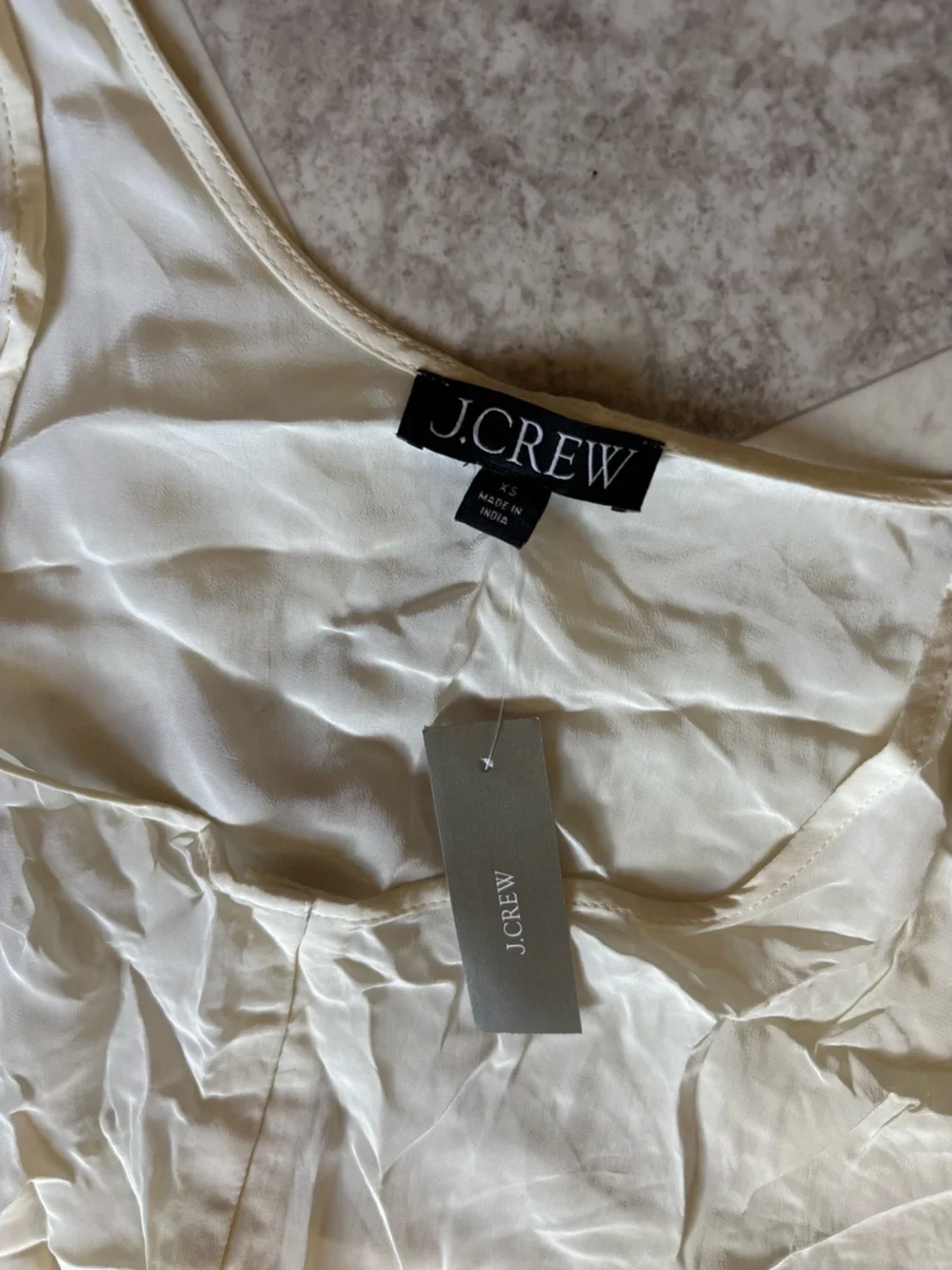 J. Crew satin finish
