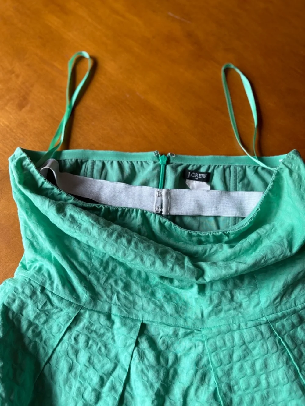 J. Crew teal sea