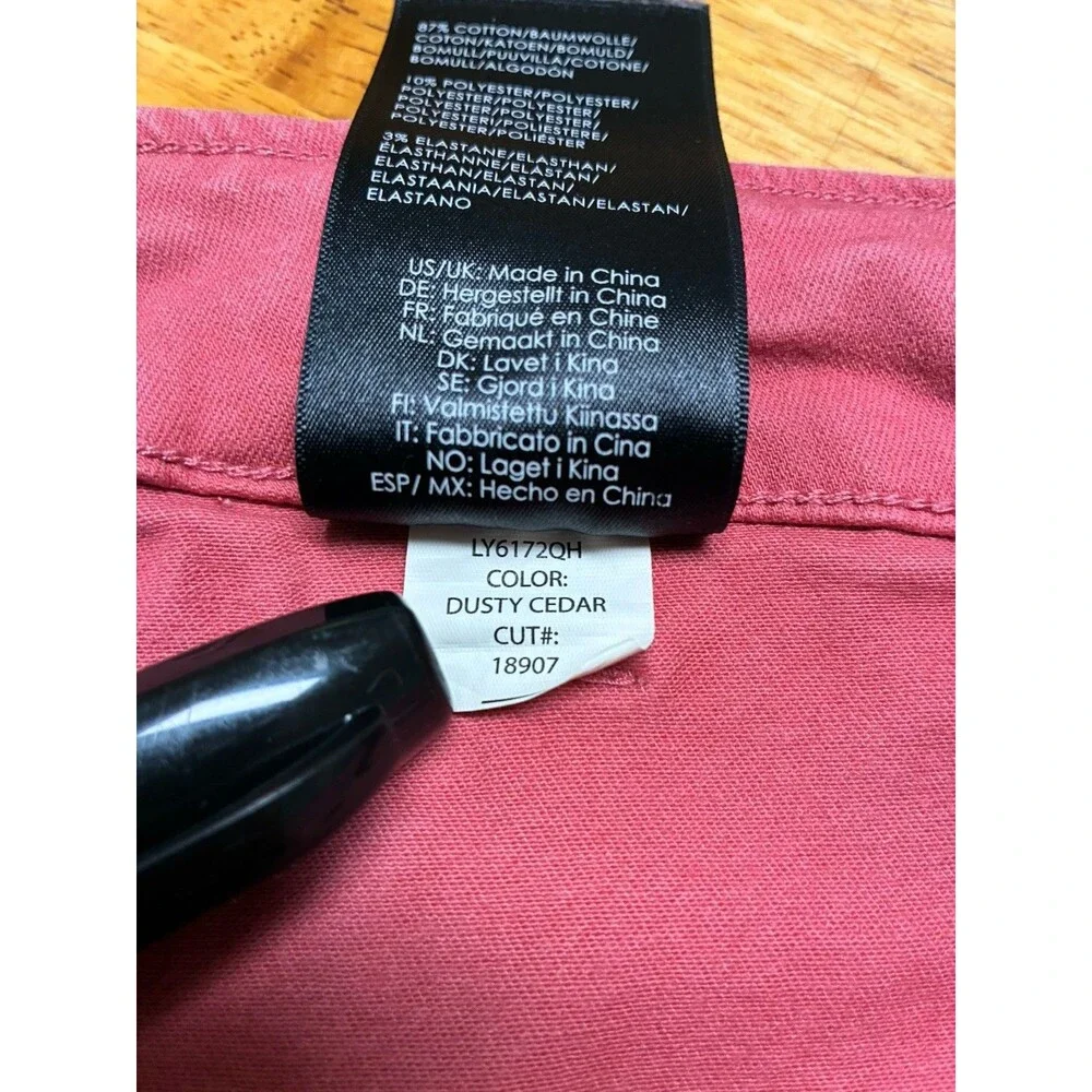 Liverpool Los Angeles Dusty Cedar 18W Maggie Mini Skirt