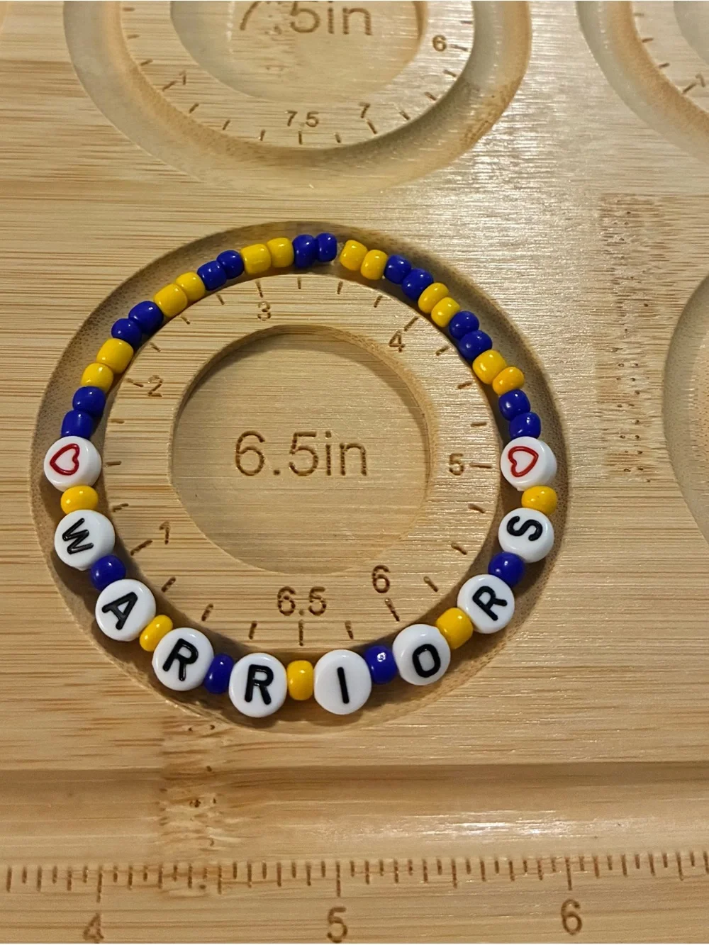 Handmade beaded bracelet