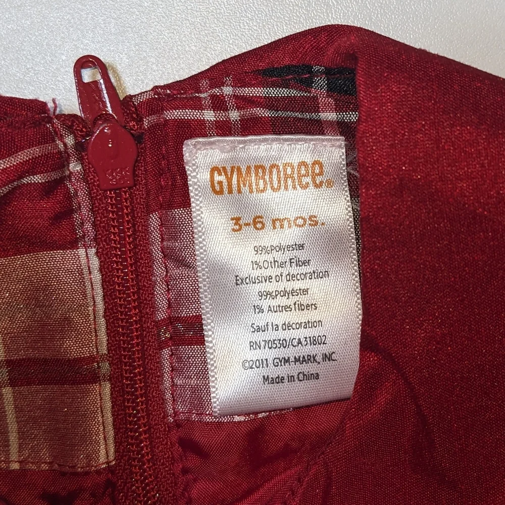 Gymboree plaid red