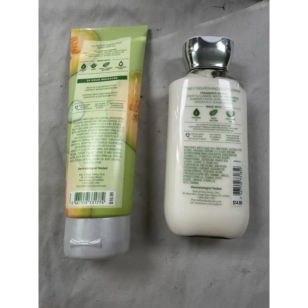 Bath & Body Works melon bath cream