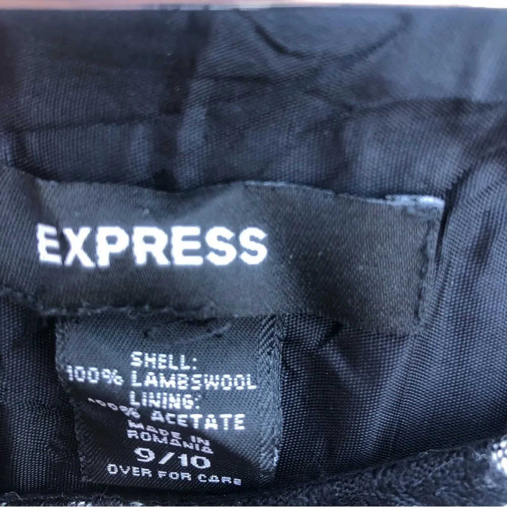 Express lambswool check