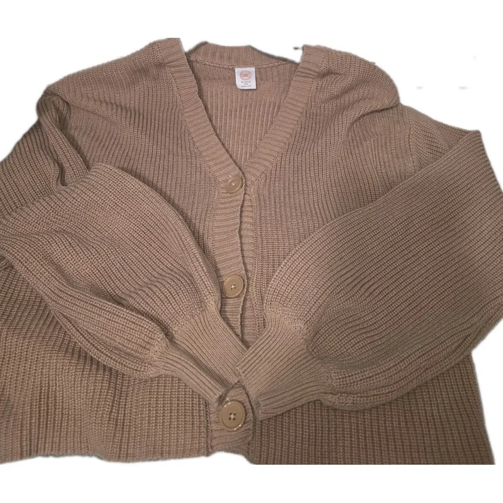 Wonder Nation XL 14-16 Plus Cropped Cardigan Cozy Preppy Girl Core Knit