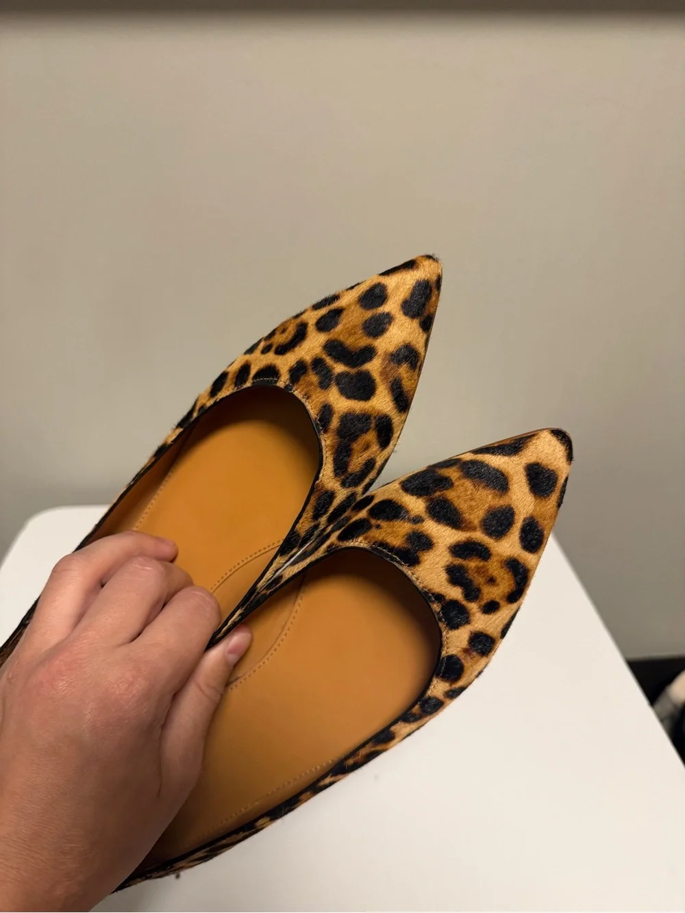 J. Crew crew leopard