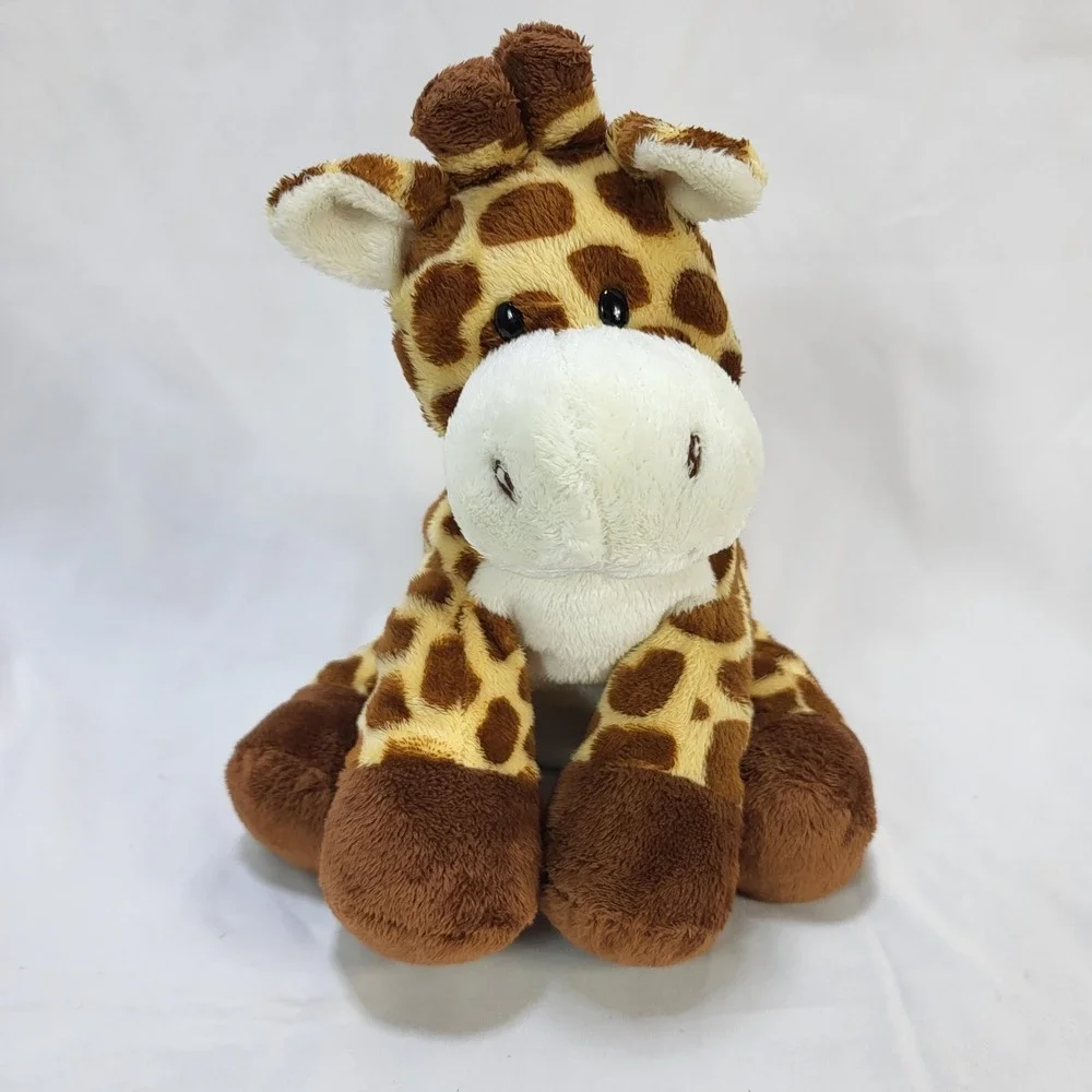 Ty Tiptop Giraffe Pluffies Plush Stuffed Animal Lovey Brown Spotted 2010 Tylux