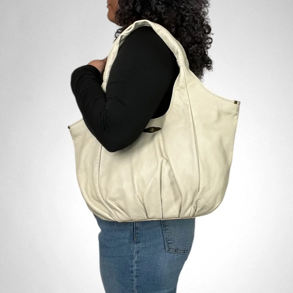 ELLIOTT LUCCA Leather Slouchy‎ Boho Shoulder Bag