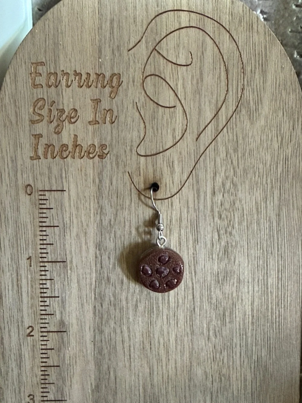 ✨ 5 for $30 Earring Bar ✨ Handmade Brown Chocolate Chip Cookie Resin Earrings