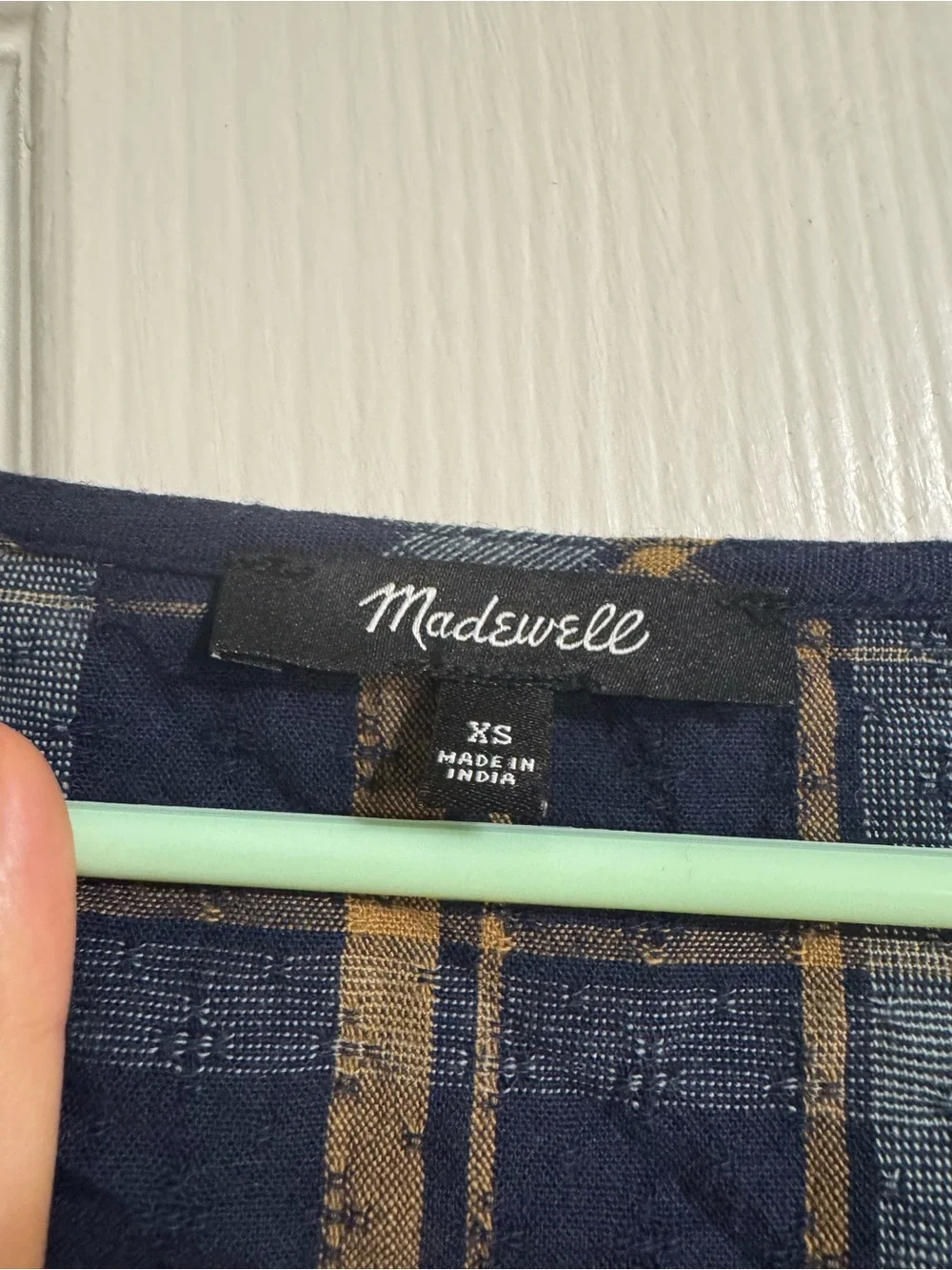 Madewell wrap blouse