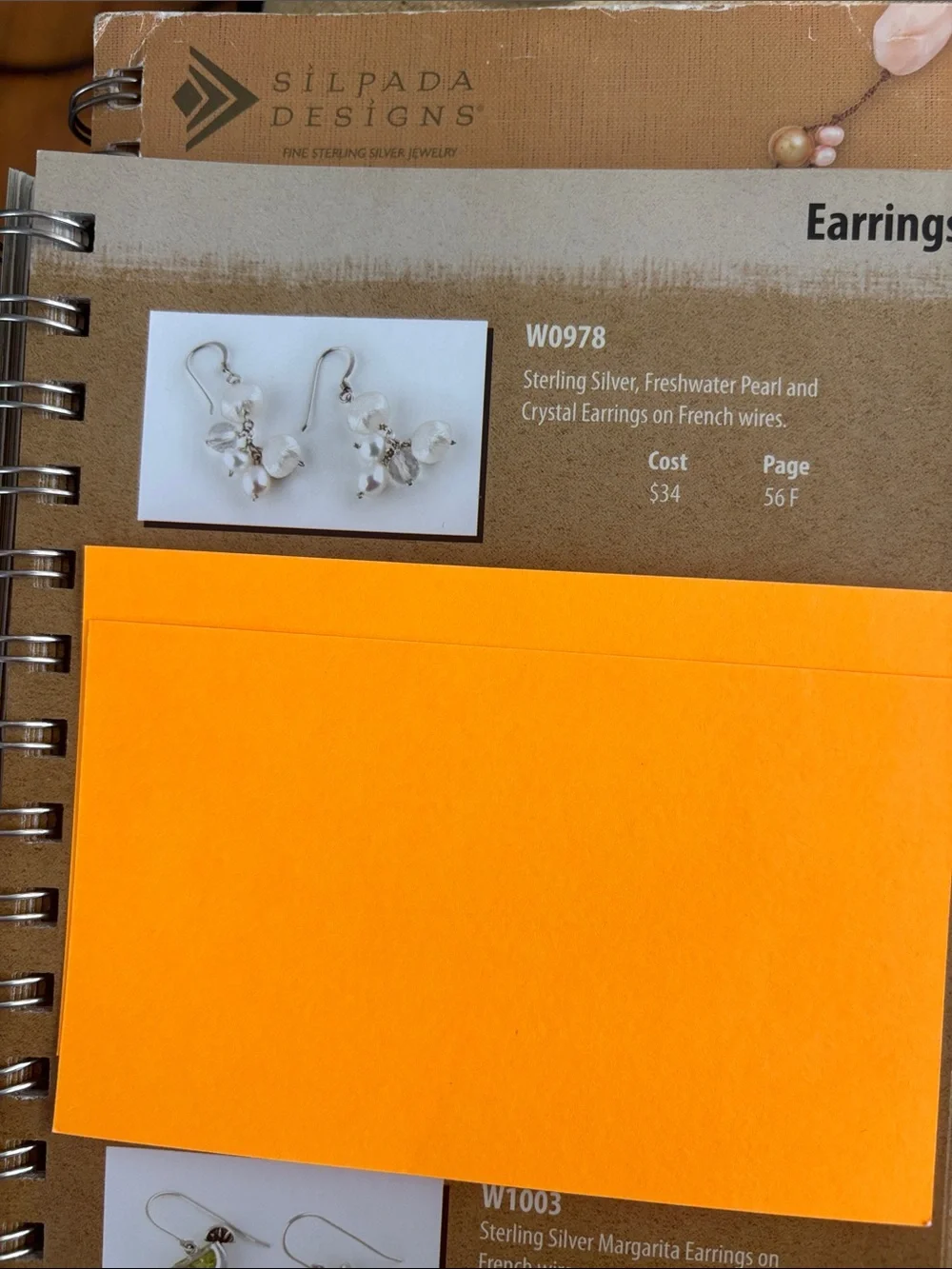 Silpada .925 Sterling Silver Earring Single Replacement W0978