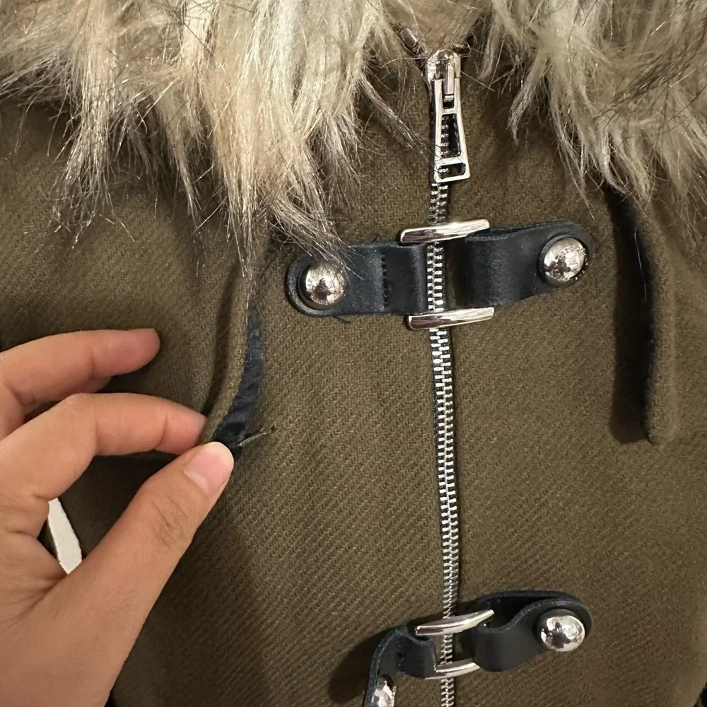 Zara jacket hood