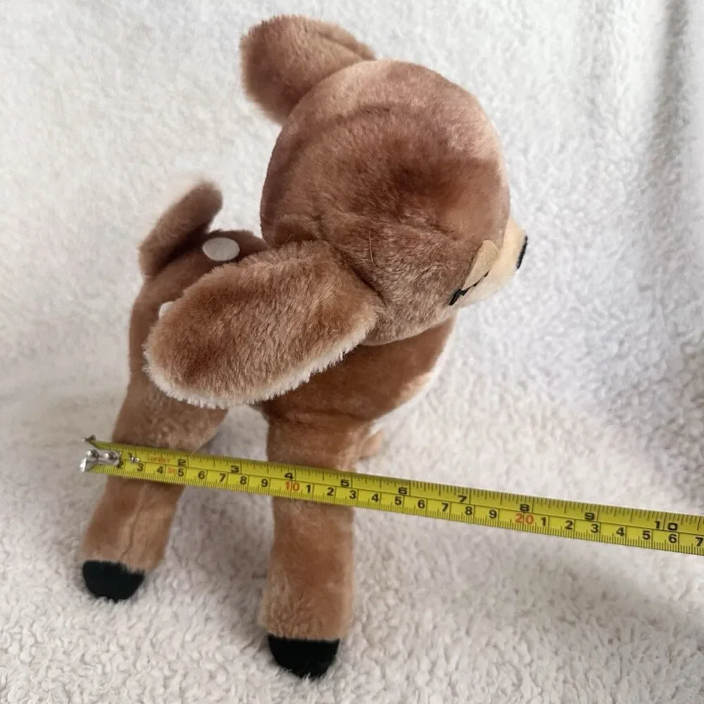 Vintage Dakin Sleepy Fawn Deer Bambi Plush Stuffed Animal 70s