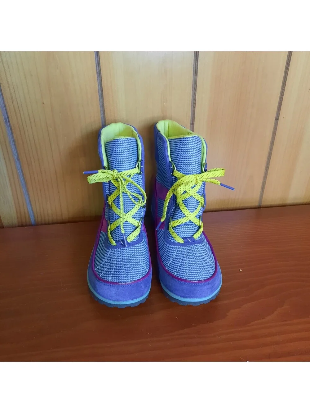Sorel Tivoli II Go Waterproof Winter Boots Blue Purple Women's 6 Snow Mountain