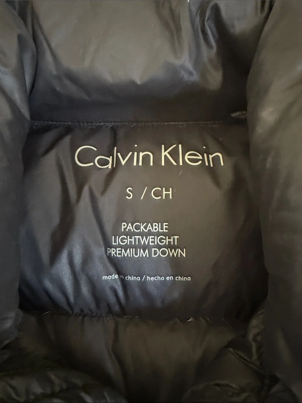 Calvin Klein lightweight black