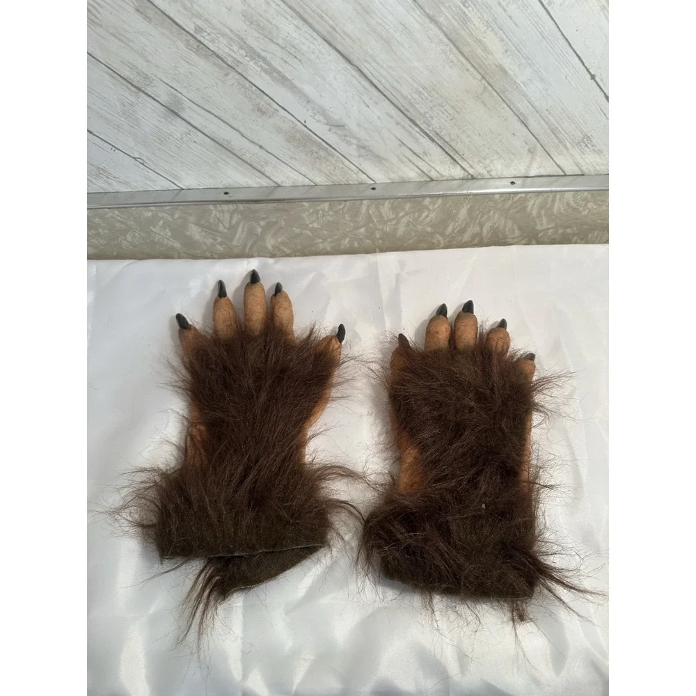 Vintage 1998 WereWolf Gloves Hands Claws Adult Halloween Costume