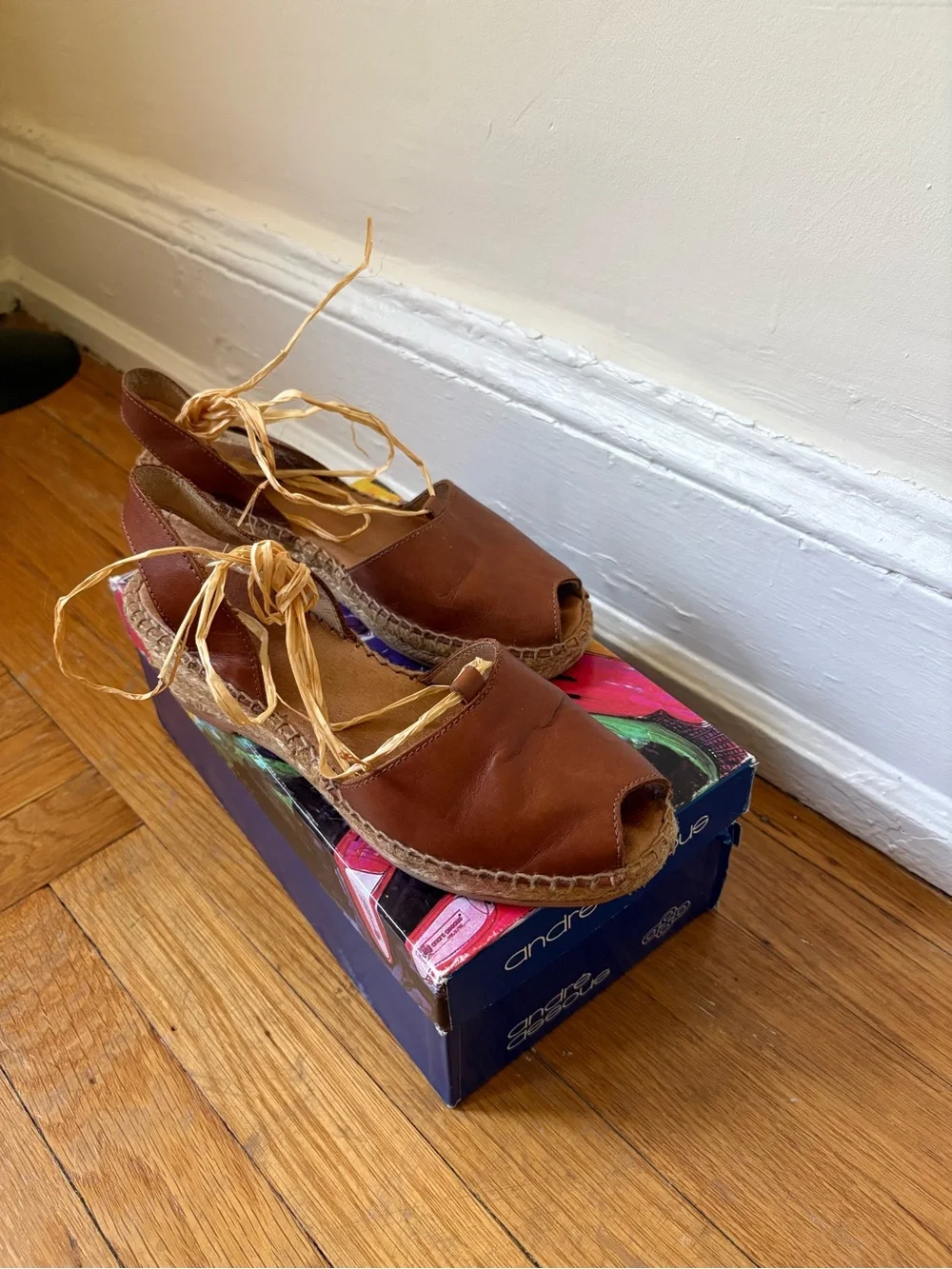 Andre Assous brown leather