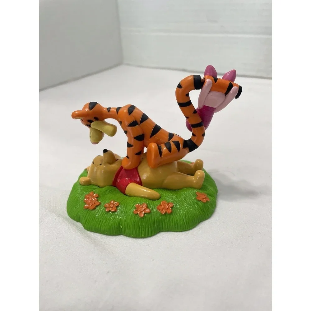 Disney DecoPac Winnie the Pooh Tigger Piglet Cake Topper Figurine 2009 Multi Col