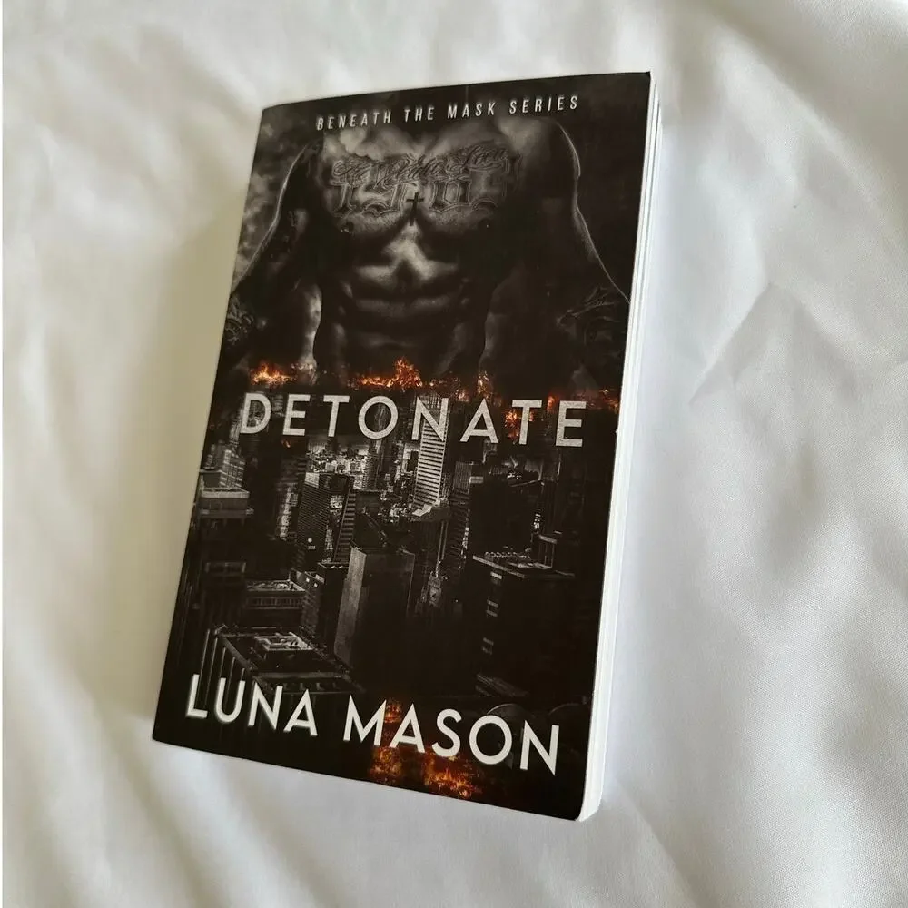 Detonate Luna Mason OOP Indie Paperback Beneath the Masks Book 2 Mafia Romance