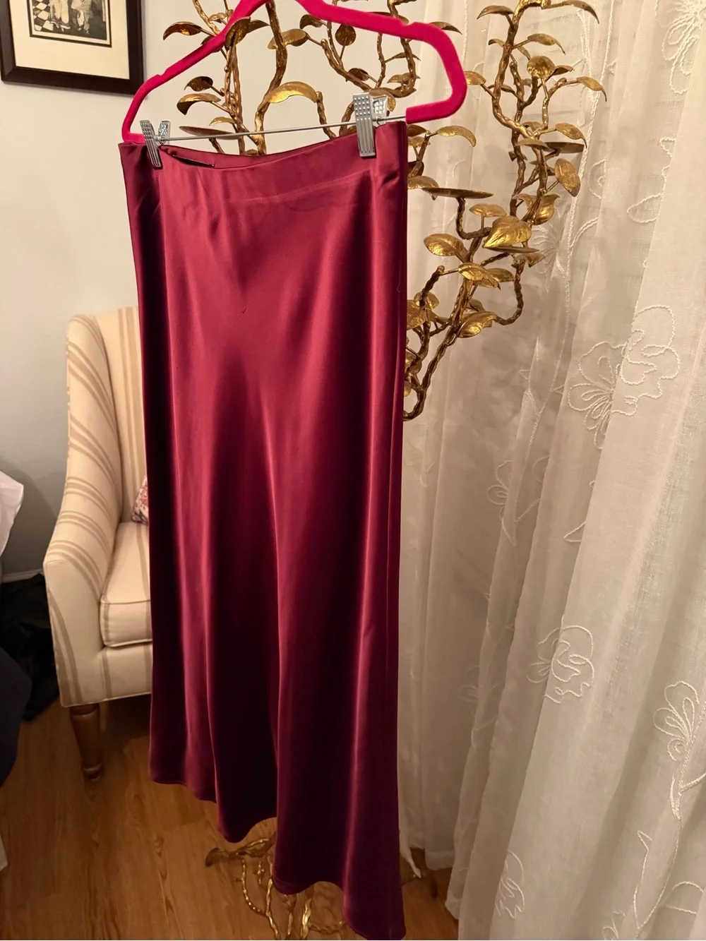 Zara sleek satin