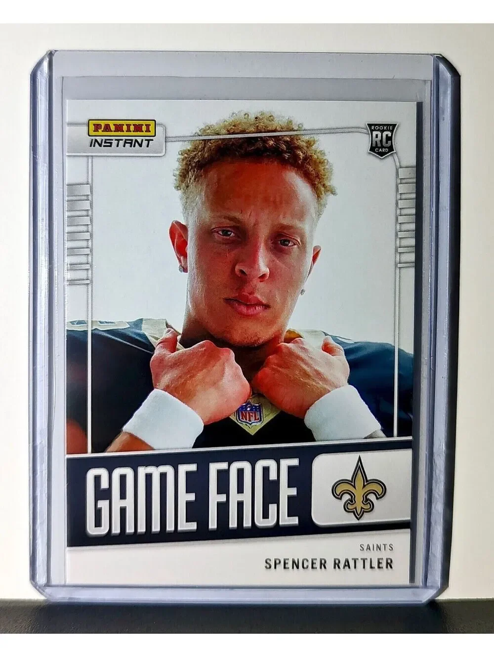 Spencer Rattler 2024 Panini Game Face NFL #27 Rookie Card Saints 1/331
