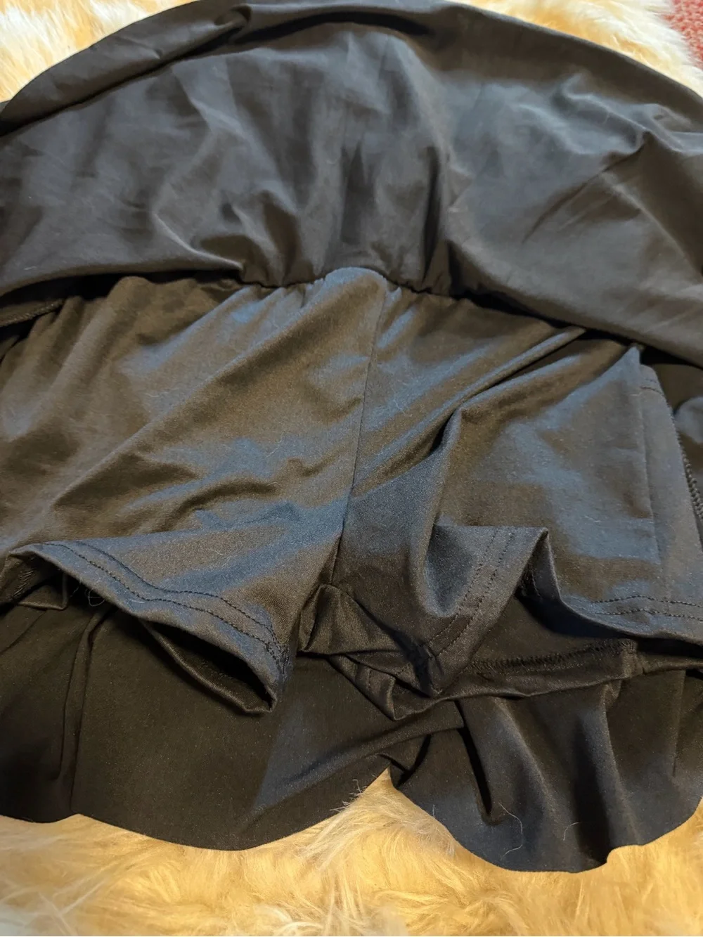 None skater skirt