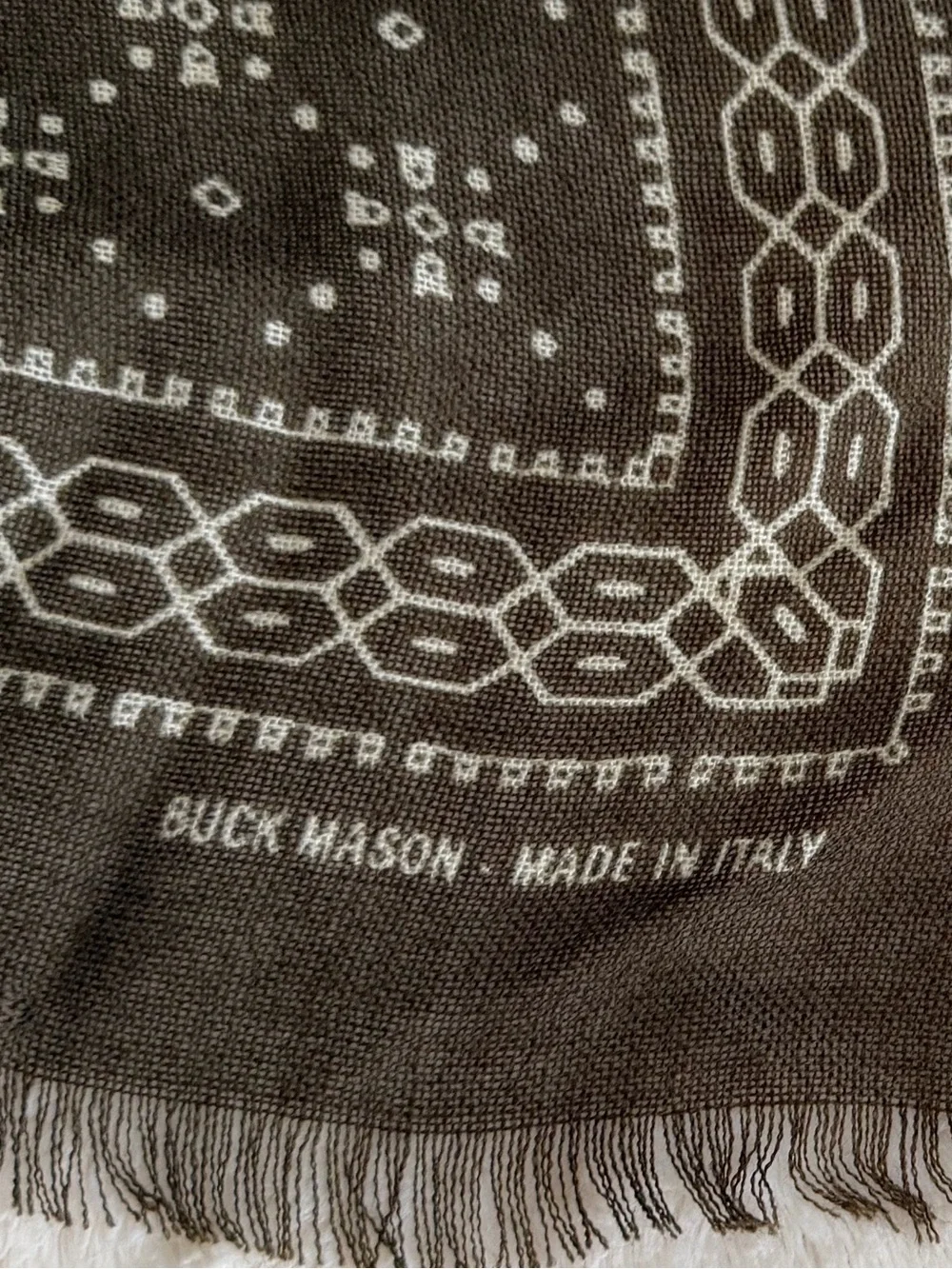 Buck Mason new tag