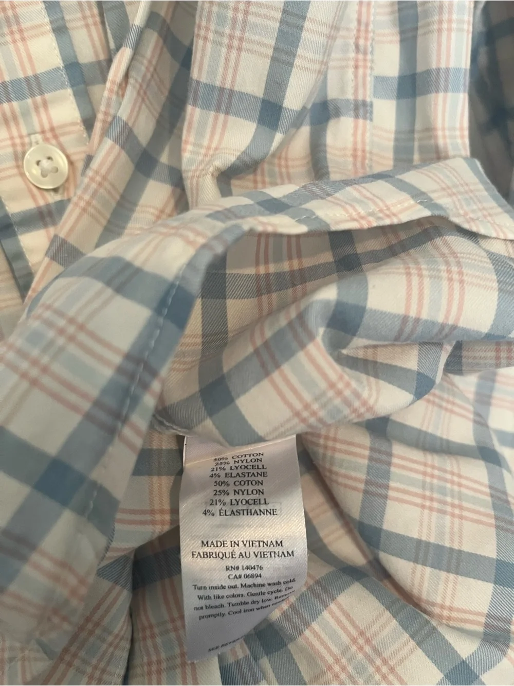 Faherty plaid button looks