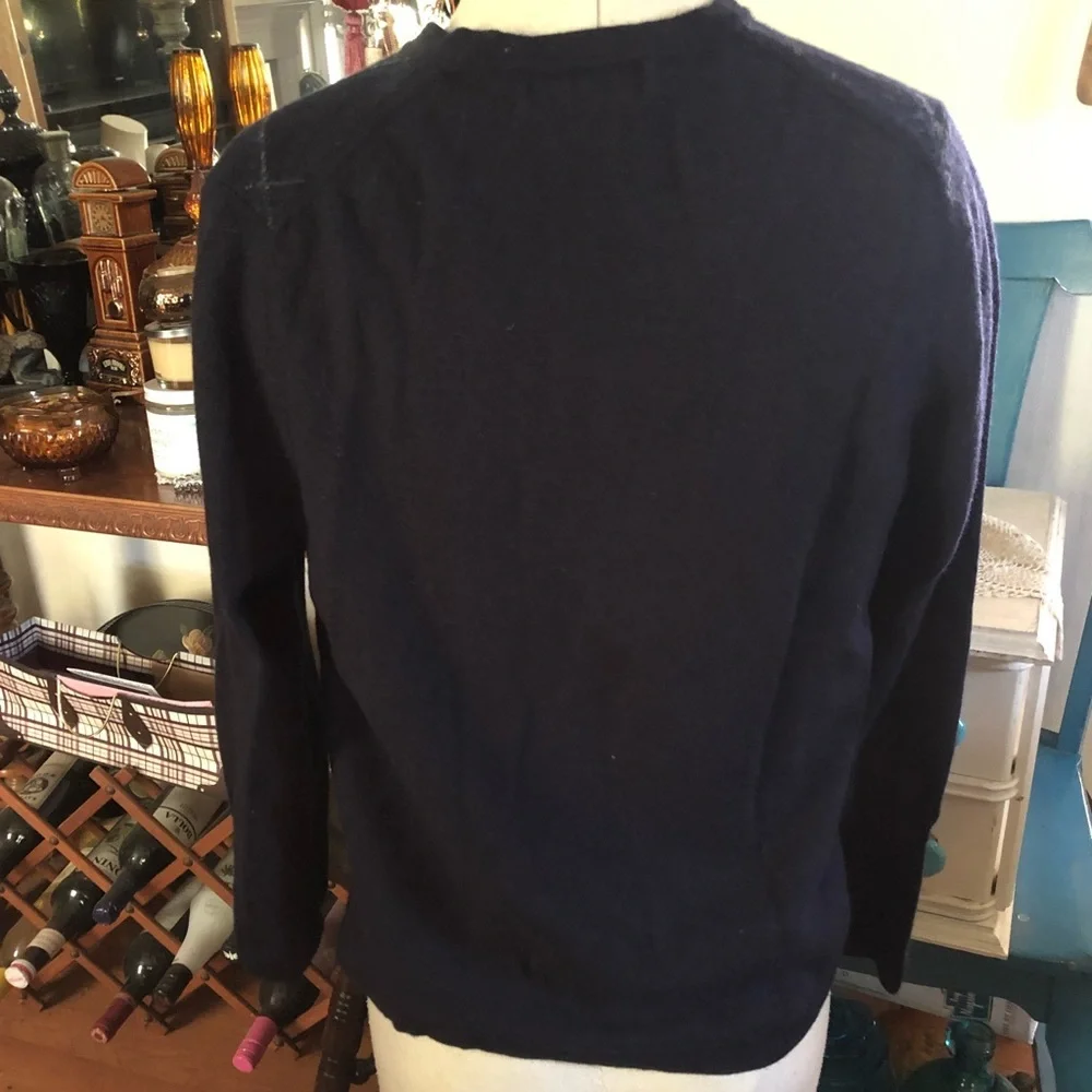 Banana Republic blue argyle