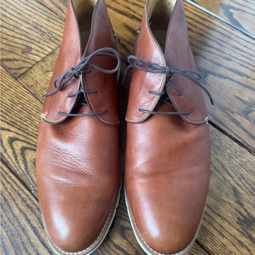 Johnston & Murphy Men's Brown Leather Shoe, Size 13