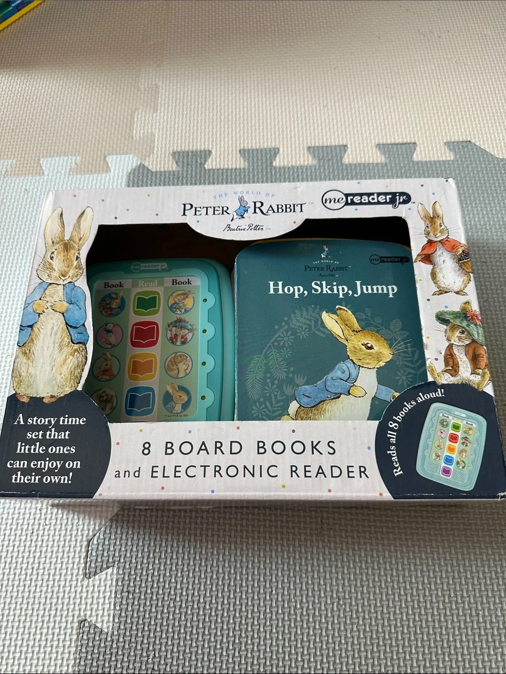 Me Reader Jr. Electronic Reader & 8-Book Board Set - Teal