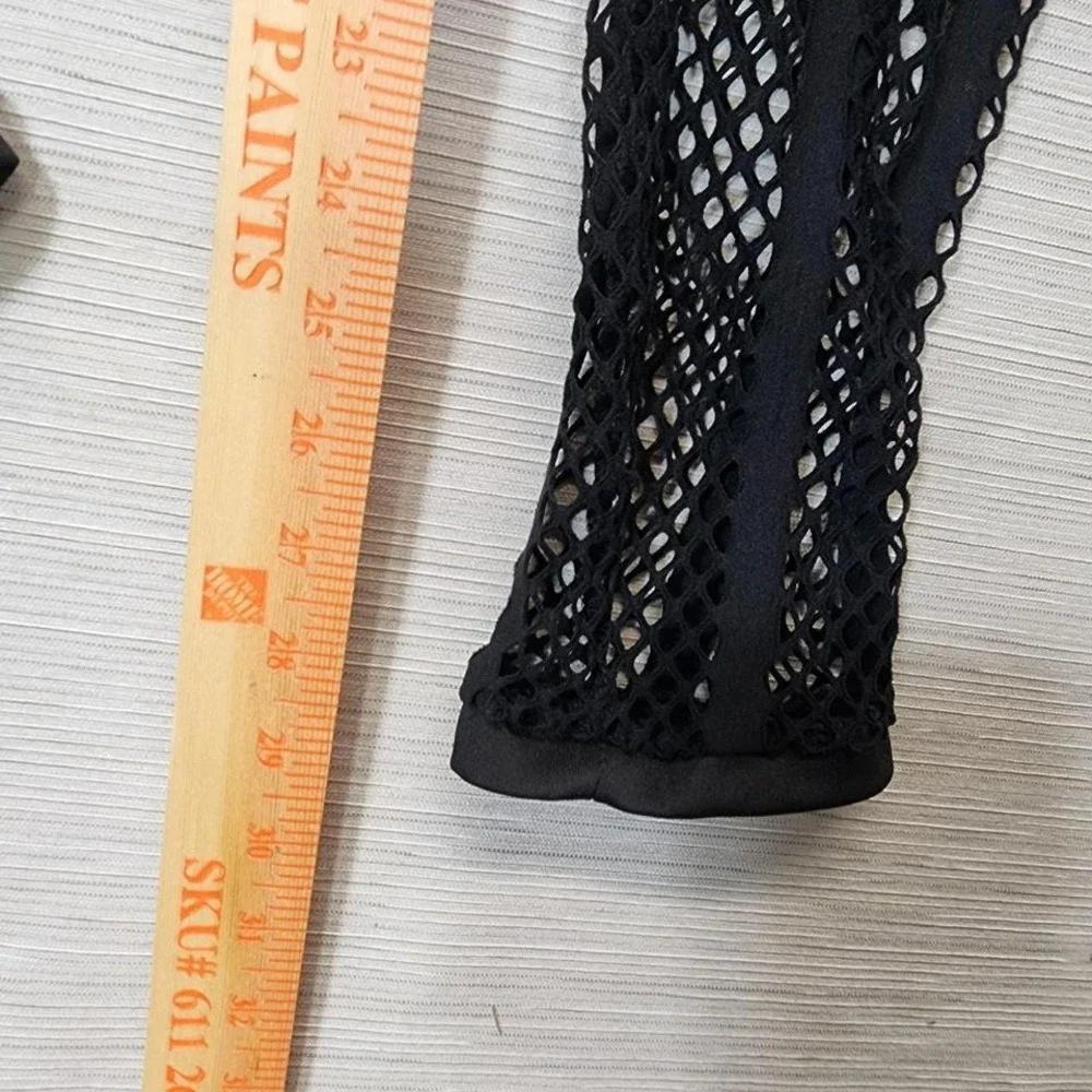 N/A black fishnet