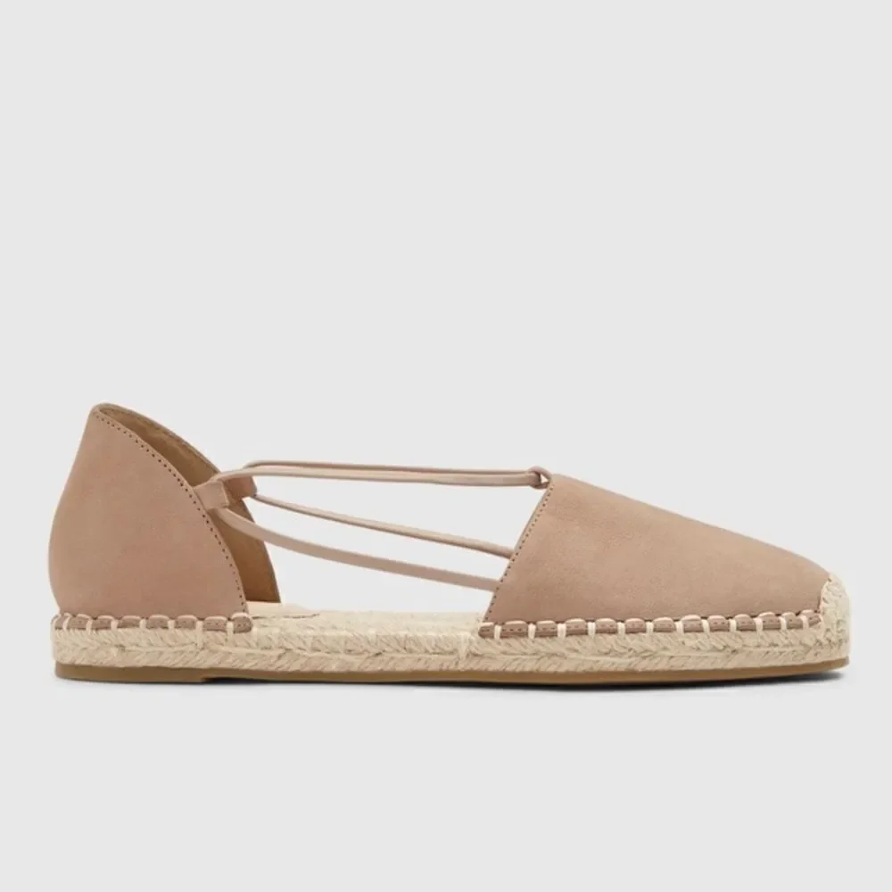 Revolve Eileen Fisher Lee Tumbled Nubuck Leather Espadrille NWOT