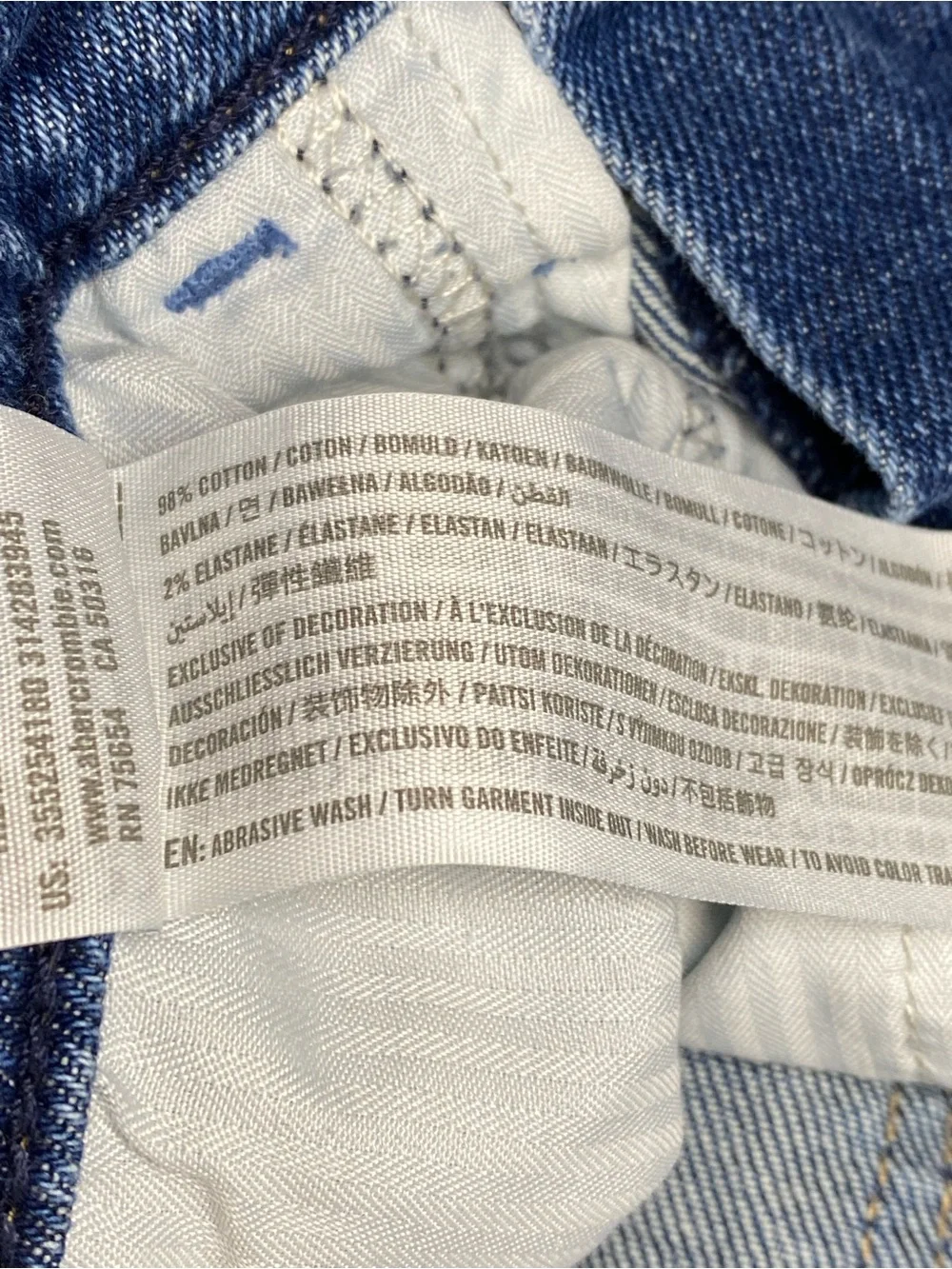 Hollister women distressed
