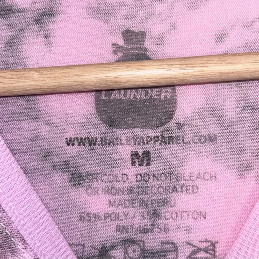 Men’s LAUNDER Trippy Pink Groovy Tie Dye Long Sleeve T-Shirt Vintage‎ Sz M